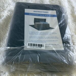 Outdoor Deck Box Mat  Grey 1